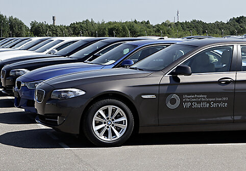 Pirmininkavimui ES skirti BMW automobiliai