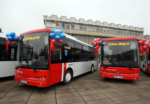 Autobusų pristatyme
