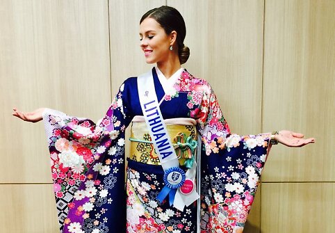 Patricija Belousova grožio konkurse &bdquo;Miss International 2017&ldquo; Japonijoje
