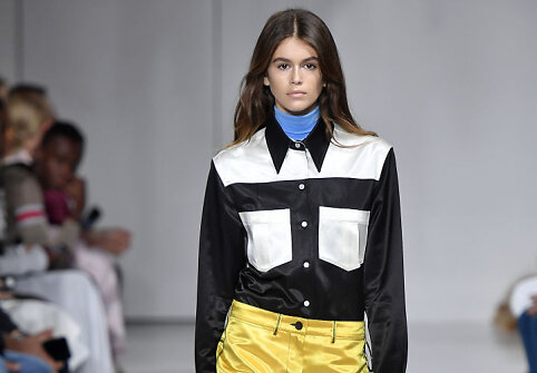&bdquo;Calvin Klein&ldquo; kolekcija: Kaia Gerber
