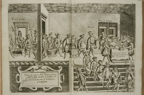 LDKistorija.lt pav./Patiekalų tiekimas į stalą 1643 m.