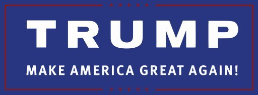 Wikipedia nuotr./Donaldo Trumpo logotipas
