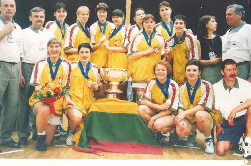 LKF nuotr./Lietuvos moterų rinktinė – 1997 m. Europos čempionė