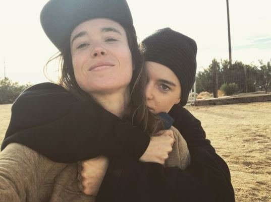 Instagram nuotr./Ellen Page ir Emma Portner