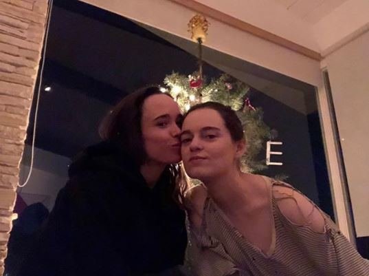 Instagram nuotr./Ellen Page ir Emma Portner