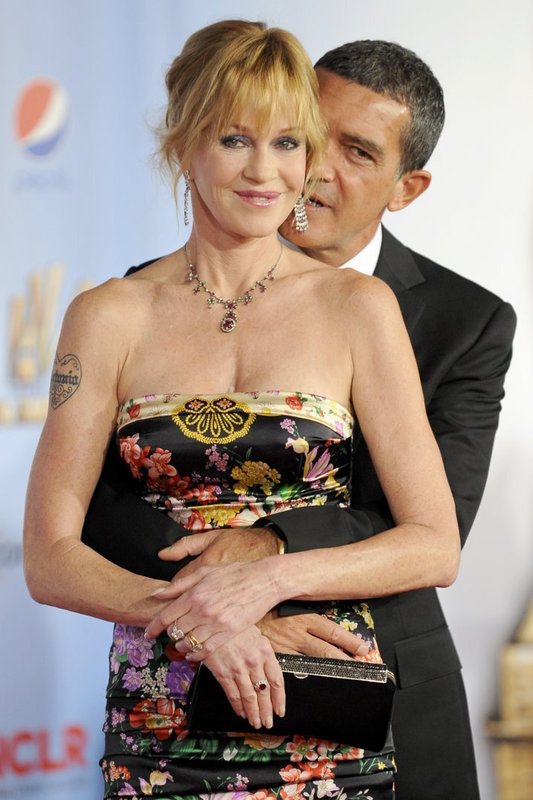 Antonio Banderasas ir Melanie Griffith 