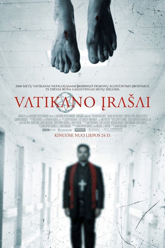 Siaubo filmo „Vatikano įrašai“ plakatas