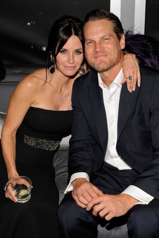 Courteney Cox ir Brianas Van Holtas