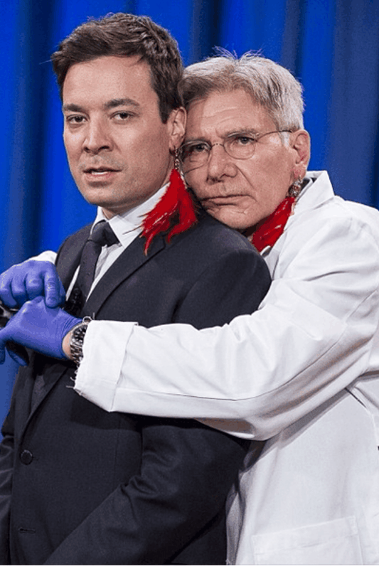 Harrisonas Fordas ir Jimmy Fallonas