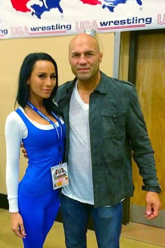 Greta Lebedeva ir Randy Couture