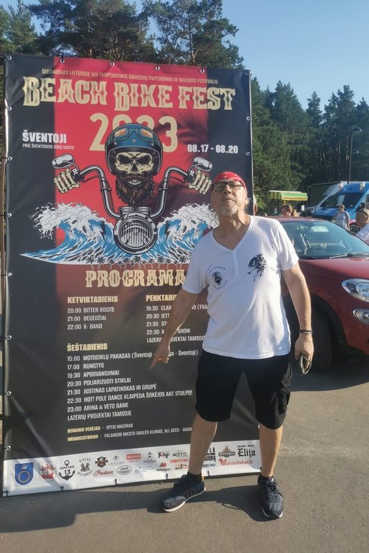 Dmitrijus Zaborskis „Beach Bike Fest“ Šventojoje