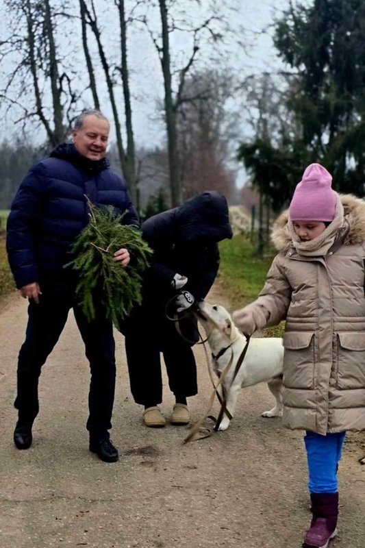 Dovilės tėtis ir jos dukra