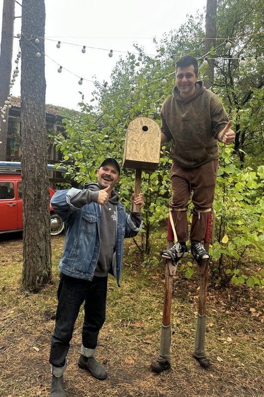 Audrius Bružas, Viačeslavas Mickevičius-Slavka