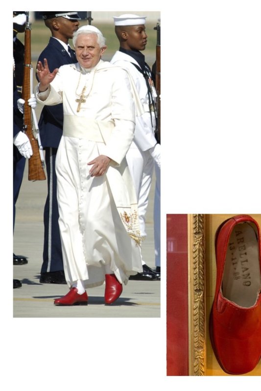 Stilingiausiu popiežiumi pramintas a.a. popiežius Benediktas XVI ir jo raudonieji batai