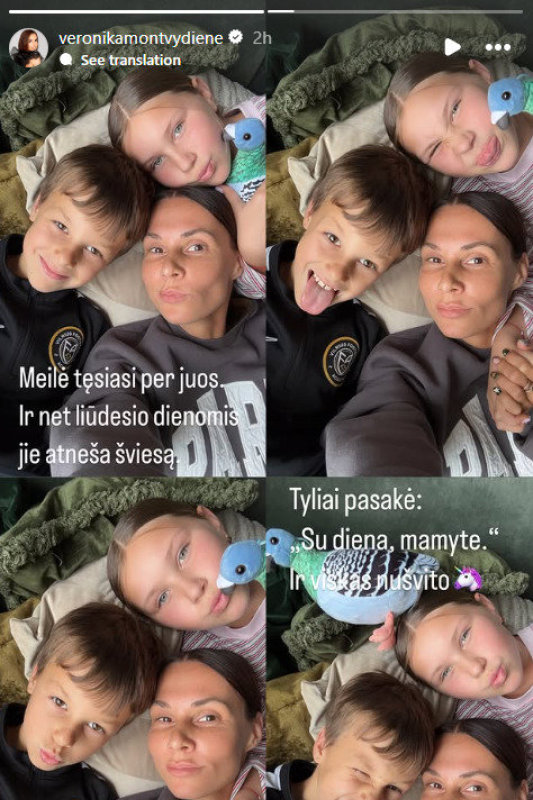 Veronikos Montvydienės įrašas Mamos dieną