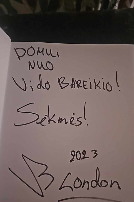 Londone – Domo išsvajotas susitikimas su Vidu Bareikiu