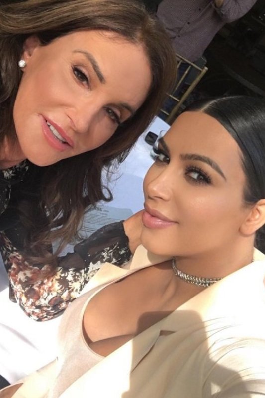 Caitlyn Jenner ir Kim Kardashian