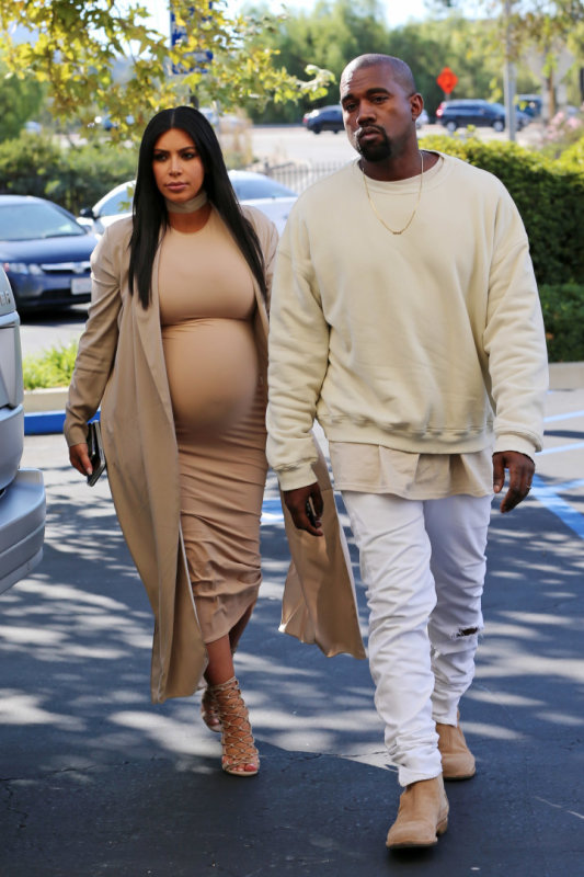 Kim Kardashian ir Kanye Westas