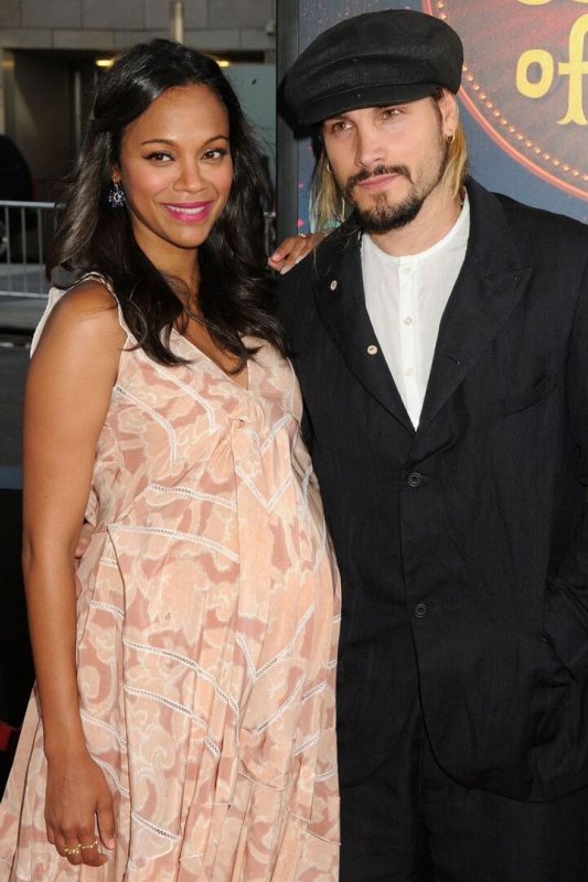 Zoe Saldana ir Marco Perego