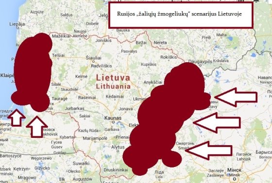 Analitikai spėja, kad Rusija bandytų Lietuvoje sukurti separatistinius regionus.