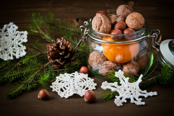 Shutterstock nuotr./Kalėdinė kompozicija.