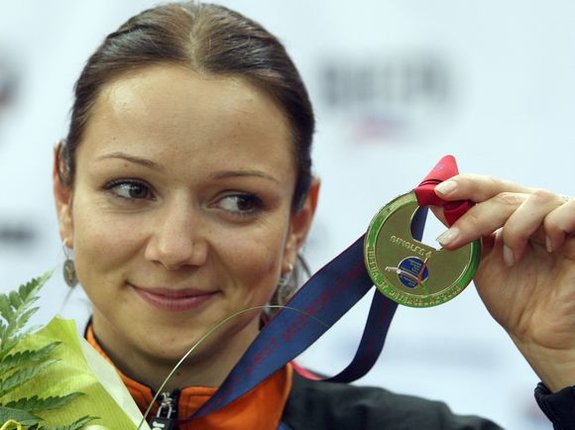 AFP/„Scanpix“ nuotr./Rūta Paškauskienė – 2008 m. Europos stalo teniso čempionė.