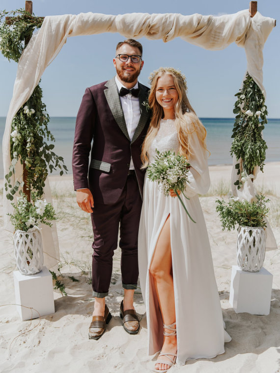 Personal album photo / Ben Maslauskas with his wife Gintare