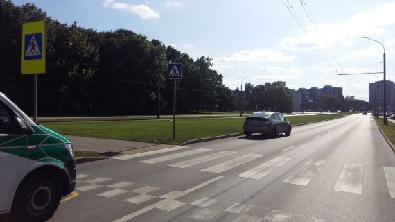 Kaunas County Police Photo / A minor was shot at a crosswalk in Kaunas