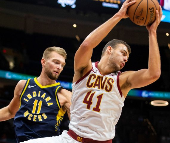 AFP / Scanpix / Dumantas Sabonis and Ante Žižys