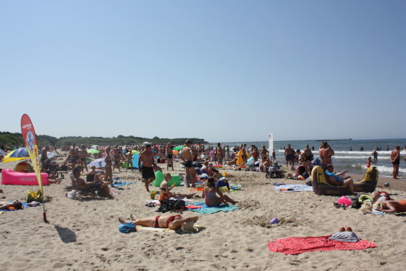   Viktorija Karsokaitė / 15min foto / The weather was warmed to Palanga by minias of holidaymakers 