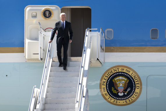 Scanpix / AP Photo / Joe Biden in Geneva