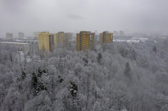 Lukas April / 15min photo / Vilnius was covered in snow