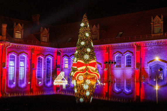 Photo by Rock Tennis Raudondvaris Mansion Christmas Tree