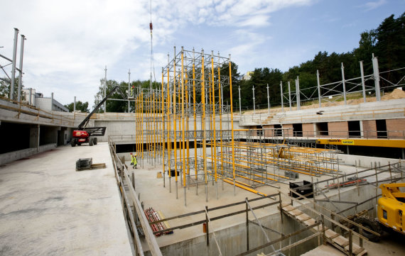 Valdas Kopūstas / 15min photo / Lazdynai multifunctional health center construction site tour