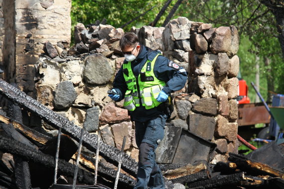 Tomas Markelevičius / 15min photo / Officer shot in Birbiliškė village