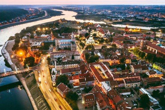 Photo by A.Aleksandravičius / Panorama of Kaunas old town