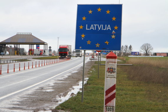 Photo by Tomas Markelevičius / 15min photo / On the border between Lithuania and Latvia