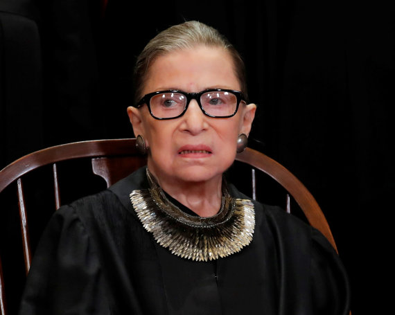 „Reuters“ / „Scanpix“ nuotr./Ruth Bader Ginsburg