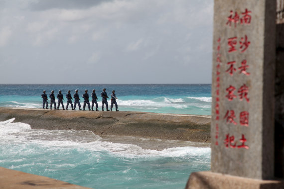 Reuters / Photo by Scanpix / Построенные в Пекине искусственные острова в Южно-Китайском море