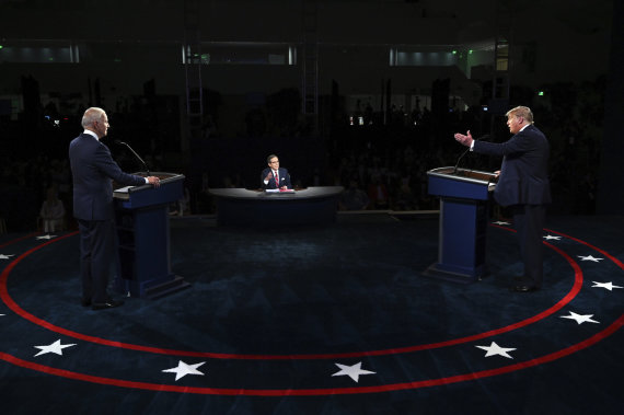 Scanpix / AP Photo / Donald Trump and Joe Biden early debates