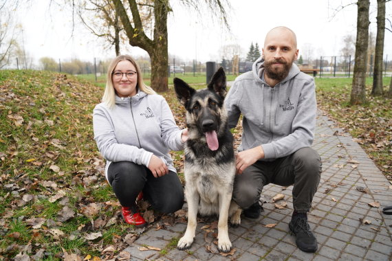 Photo by Arvydas Dimša / Rugilė and her husband raise Eastern European shepherds