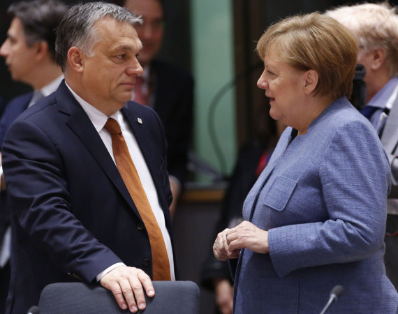 Photo by Scanpix / SIPA / Victor Orban, Angela Merkel