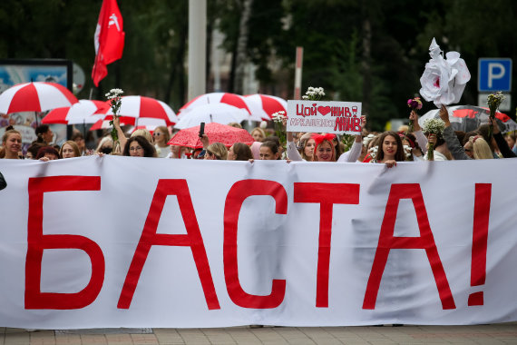 Photo by Scanpix / Protests in Belarus