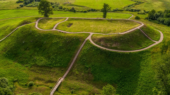 Photo from the Kretinga Tourist Information Center / Imbarė mound