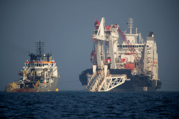 Photo of Scanpix / Nord Stream 2 gas pipeline under construction