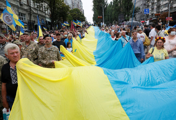 Reuters / Photo by Scanpix / Flag of Ukraine