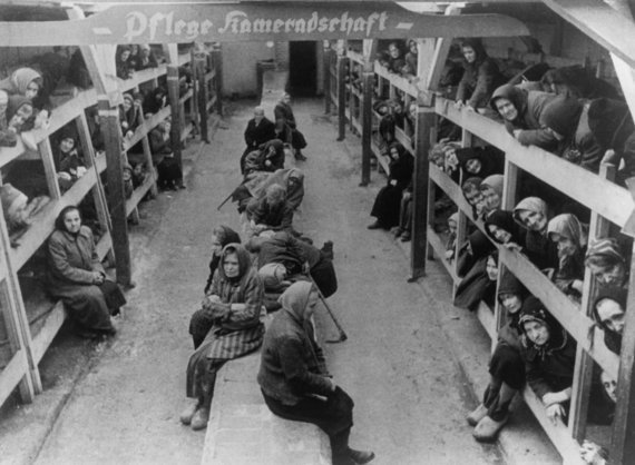 Photo by Scanpix / Prisoners of the Auschwitz concentration camp.