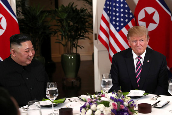 Reuters / Photo by Scanpix / Kim Jong Un and Donald Trump