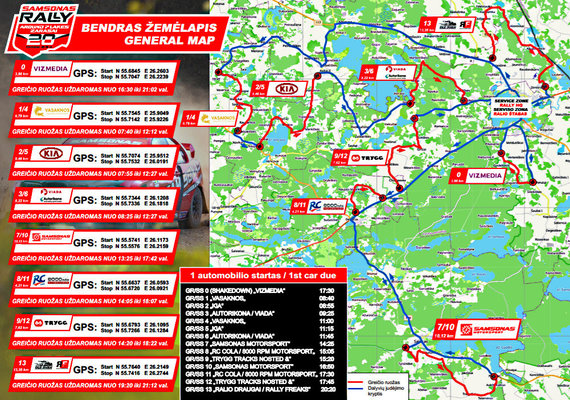 General rally map