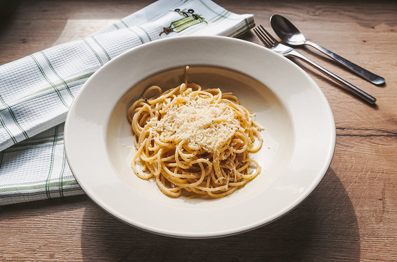 Photo of blogger / Pasta with pepper and cheese Cacio e Pepe